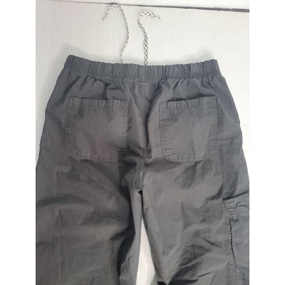 Aerie Pants Womens Medium Wide Leg Cropped Ankle Pull On Elastic Waist Gorpcore - Picture 9 of 9